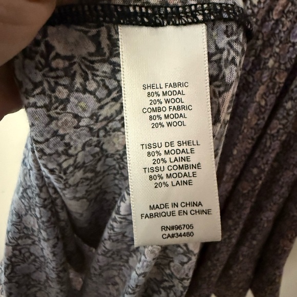 Rebecca Taylor Floral Full Skirt Boho Dress, size 8, soft,  3/4 sleeves - Picture 10 of 10